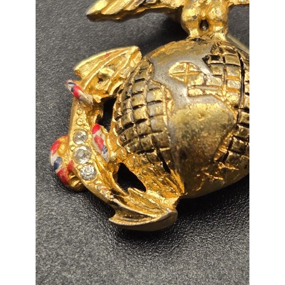 U.S Marine Corps Pin-Back Sweetheart  Pin USMC - Picture 5 of 8